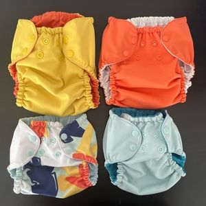 Esembly cloth diaper bundle (8 inners and 4 outers)